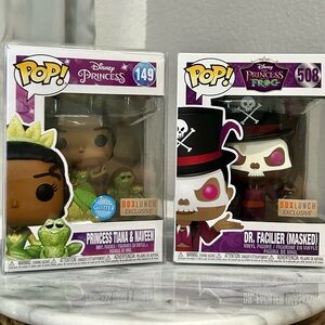 Exclusive Funko POP! Disney Princess & The Frog - Tiana, Naveen & Facilier